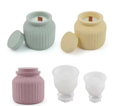 Molde de Silicona contenedor con tapa 3599 Cemento, Yeso y Resina –  Artesanal