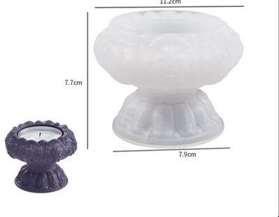 Molde de Silicona contenedor 4356 Cemento, Yeso y Resina –  Artesanal