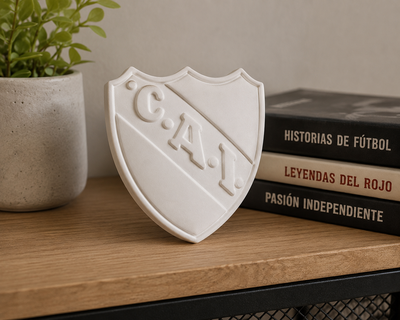Molde termoformado escudo independiente cemento resina yeso