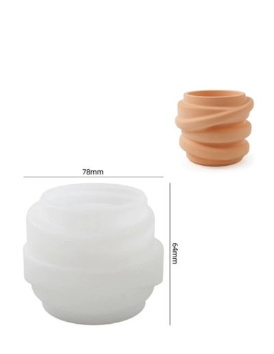 Molde de Silicona contenedor 4159 Cemento, Yeso y Resina –  Artesanal