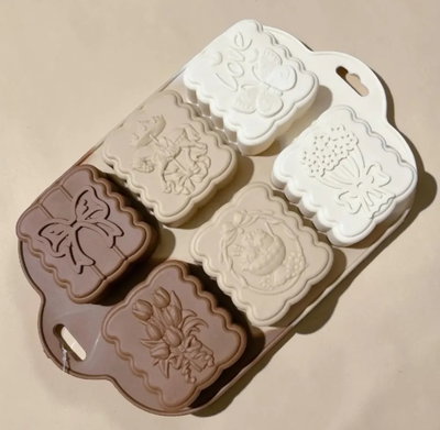 Molde de silicona jabones Velas, Cemento, Resina y Yeso