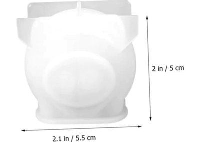 Molde de silicona cerdito  2870 jabones Velas, Cemento, Resina y Yeso