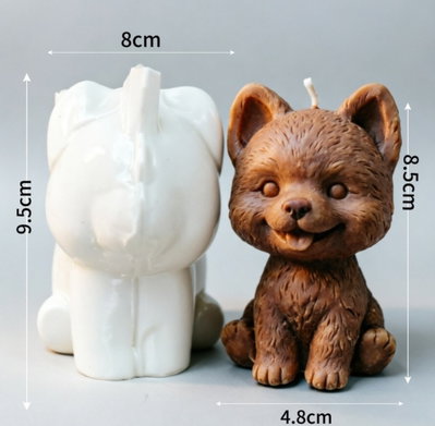 Molde de silicona perritos. 5R5 Velas, Cemento, Resina y Yeso