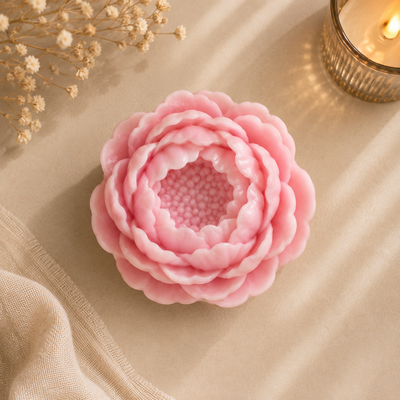Molde de Silicona flor 02w3 velas ,Cemento, Yeso y Resina – velas