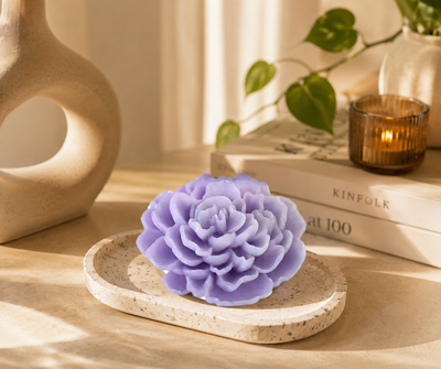 Molde de Silicona flor 02G3 velas ,Cemento, Yeso y Resina – velas