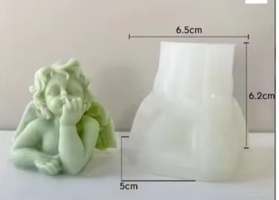 Molde de silicona angelito 1V3 Cemento, Resina y Yeso