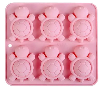 Molde de silicona tortugas Velas, Cemento, Resina y Yeso