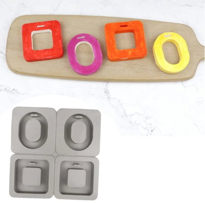 Molde de Silicona  placa tags 6n3 para Cemento, Yeso y Resina –  velas