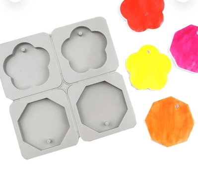 Molde de Silicona  placa tags 6f3 para Cemento, Yeso y Resina –  velas