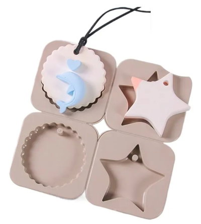 Molde de Silicona  placa tags 6h3 para Cemento, Yeso y Resina –  velas