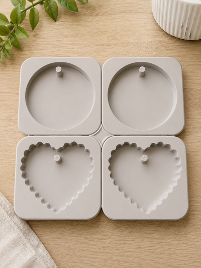 Molde de silicona para tags aromáticos x4 | Yeso, Cemento, Resina y Jabón