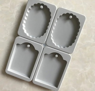 Molde de silicona para tags aromáticos x4 | Yeso, Cemento, Resina y Jabón