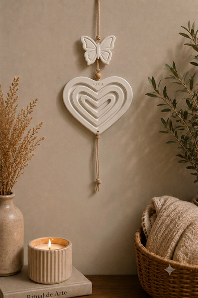 Molde termoformado placa corazón 🦋 pck 