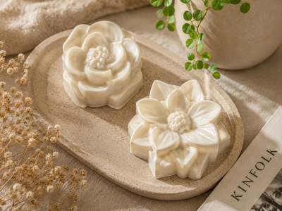 Molde termoformado para jabones florales x2 | Flores decorativas