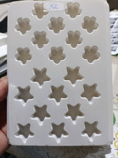 Molde termoformado venecitas flor estrella