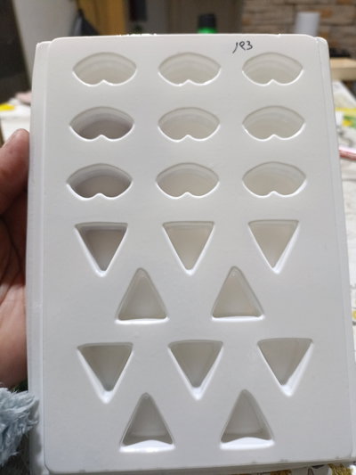 Molde termoformado venecitas triangulo 