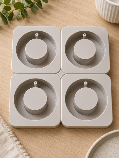 Molde de silicona para tags aromáticos x4 | Yeso, Cemento, Resina y Jabón