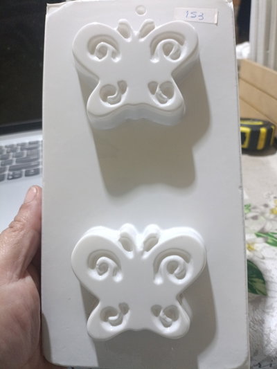 Molde termoformado mariposas x2