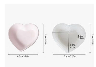 Molde silicona cuenquito corazon 