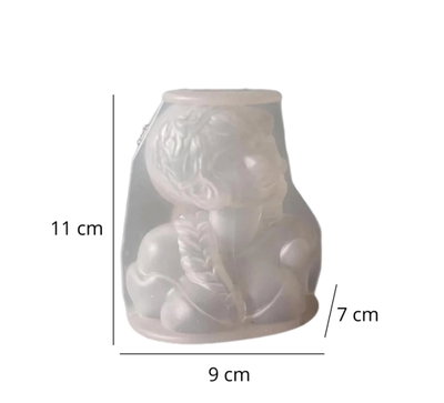 Molde silicona mujer trenza 