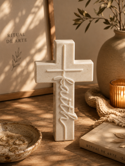 Molde silicona cruz faith