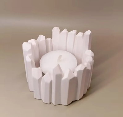 Molde silicona contenedor cuarzo 