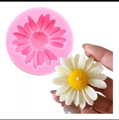 Molde de Silicona Flor Margarita pétalo libre