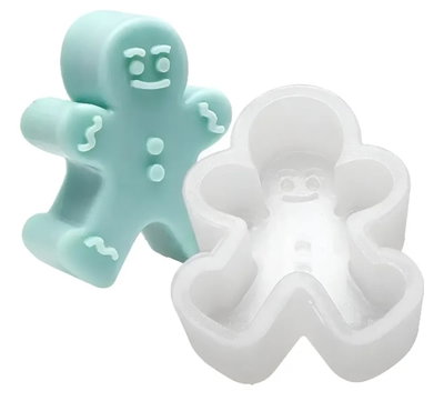 Molde silicon muñeco de jengibre 