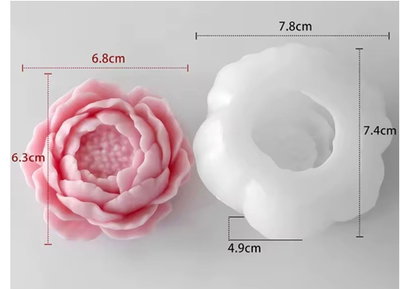 Molde de Silicona Flor grande 2w3