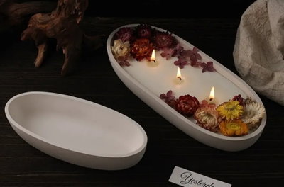 Molde de silicona cuenco barroco xl
