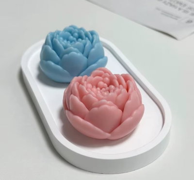 Molde de Silicona Flor rosa 3d