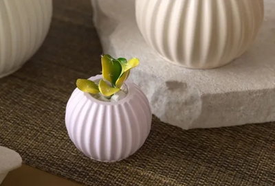 Molde de silicona mini cuenco rayado
