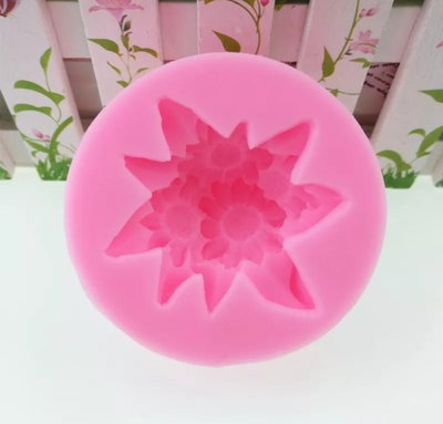 Molde de Silicona ramito de flores 