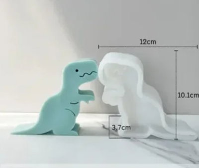 Molde silicona dino T rex 