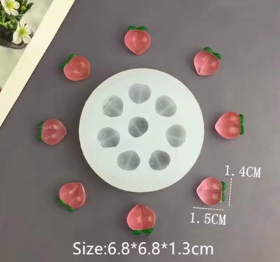 Molde de Silicona mini duraznos