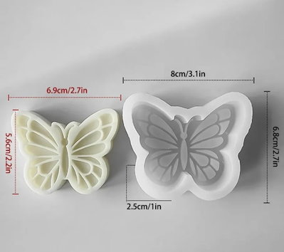 Molde silicona mariposa 