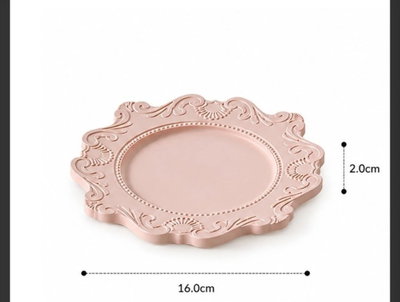 Molde de Silicona plato con relieve 