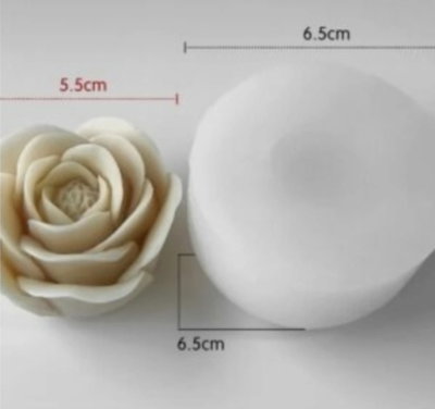 Molde de Silicona Flor rosa 