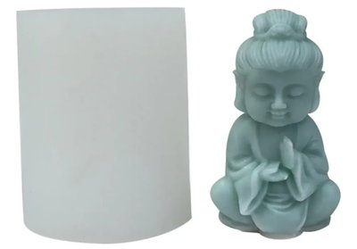 Molde silicona Buda Namasté 3d