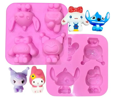 Molde de silicona kuromi stich