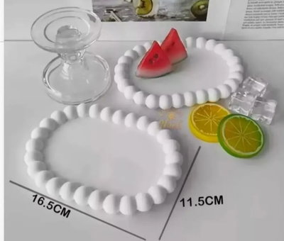 Molde de Silicona bandeja ovalada bubble