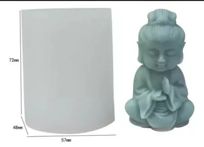 Molde silicona Buda Namasté 3d