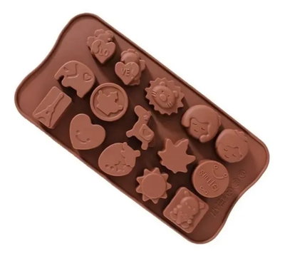 Molde de silicona placa emojis 