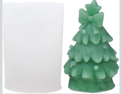 Molde silicona árbol pino navidad 