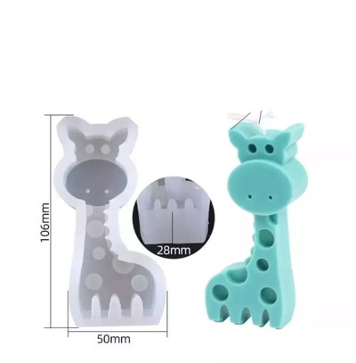 Molde silicona jirafa