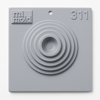 Molde Circular Escalonado 311 Plástico Termoformado – Apto Cemento, Yeso y Resina Acrílica