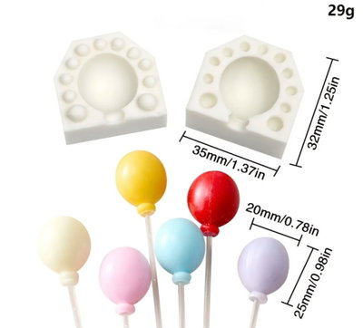 Molde silicona mini globito