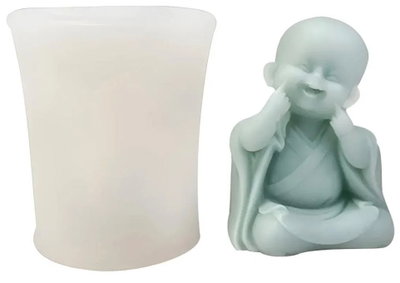 Molde silicona Buda sonriente  3d