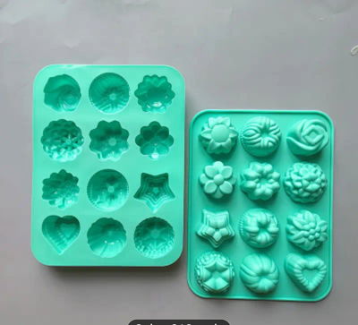 Molde de silicona floral 2 – jabones Velas, Cemento, Resina y Yeso