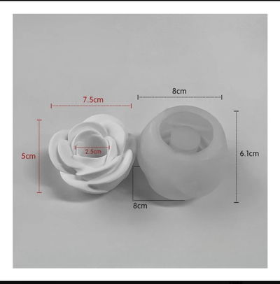 Molde de Silicona contenedor portavela  Cemento, Yeso y Resina –  Artesanal